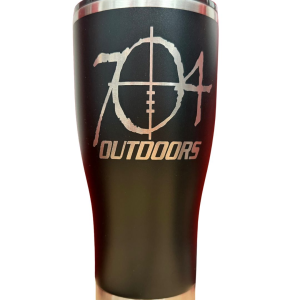 704 Outdoors Black 30oz Stainless Steel Tumbler